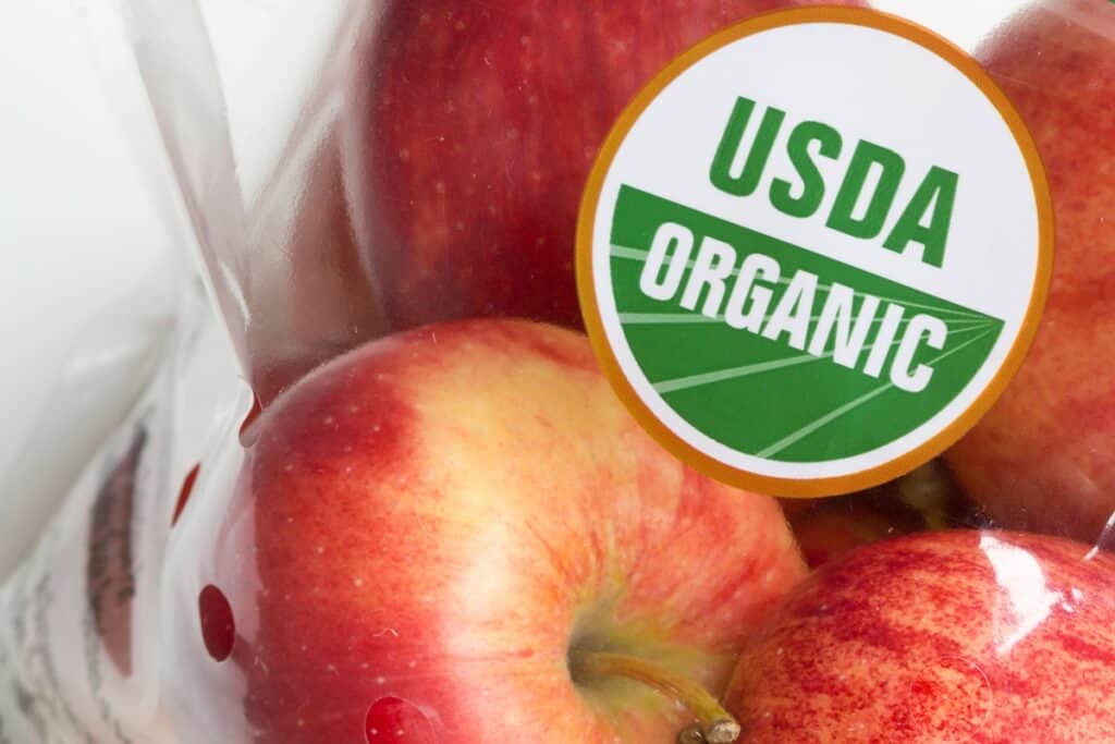 label USDA Organic